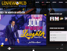 Tablet Screenshot of loveworldradio.org